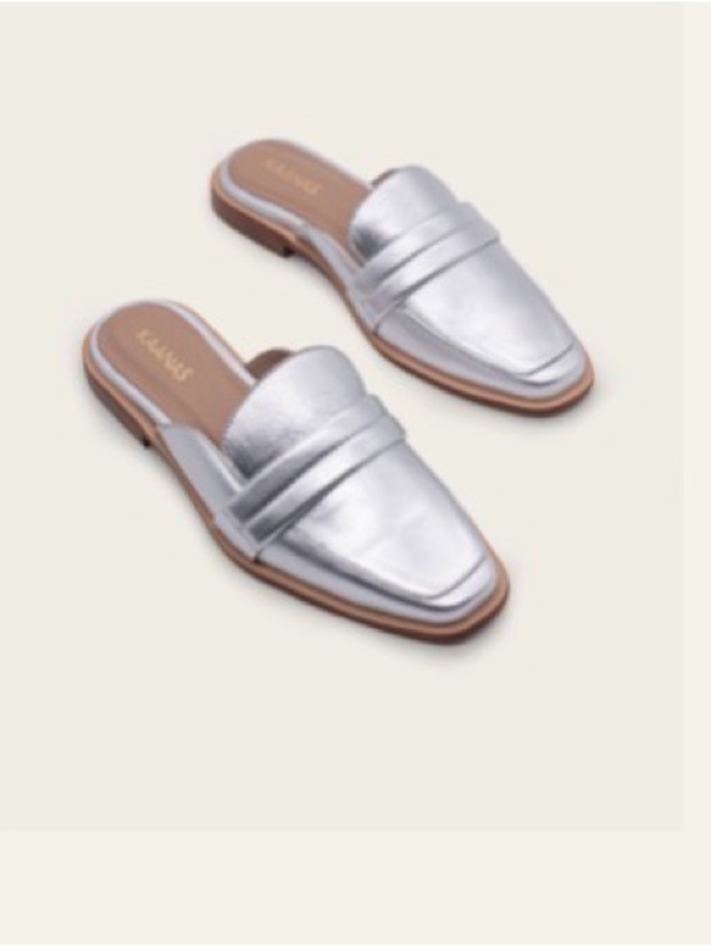 KAANAS  Women's Slip-On Loafers Congo silver